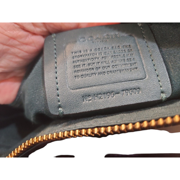 COACH Gallery Tote In Signature Canvas Top Zip 79609 with Wallet - Picture 8 of 16